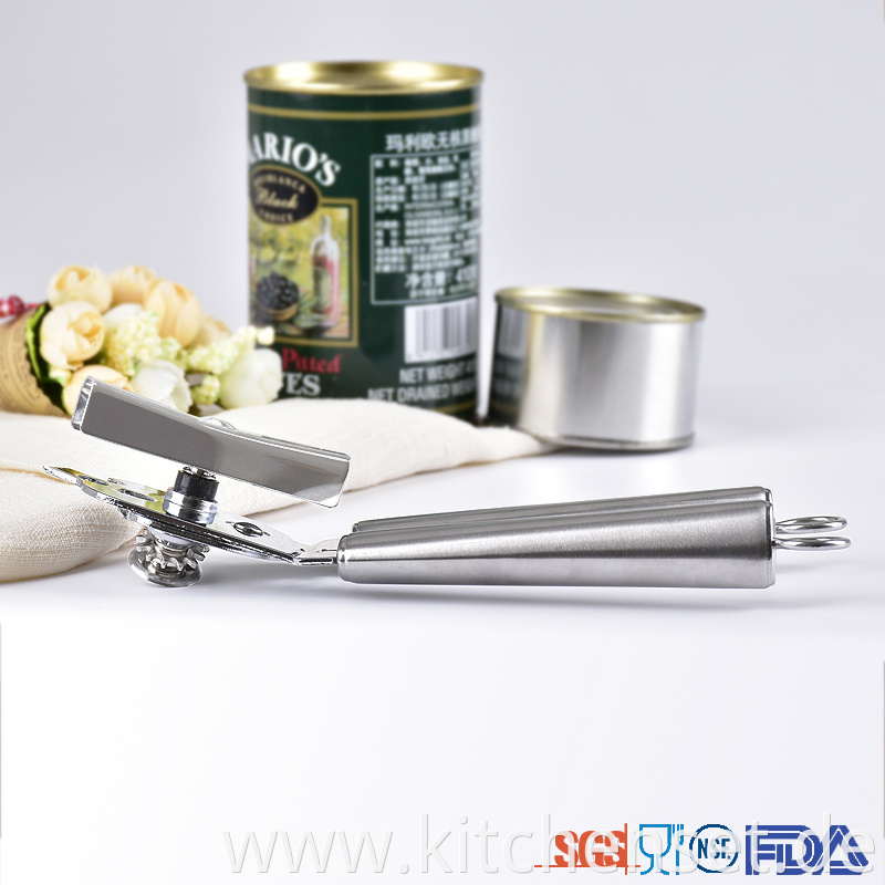 Stainless Steel Handle Tin Opener manual